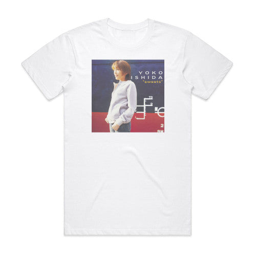 Yoko Ishida Sweets Album Cover T-Shirt White
