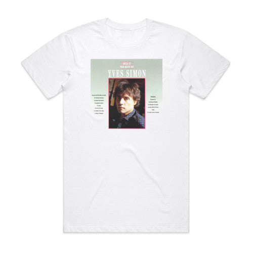 Yves Simon The Best Of 1973 77 Album Cover T-Shirt White