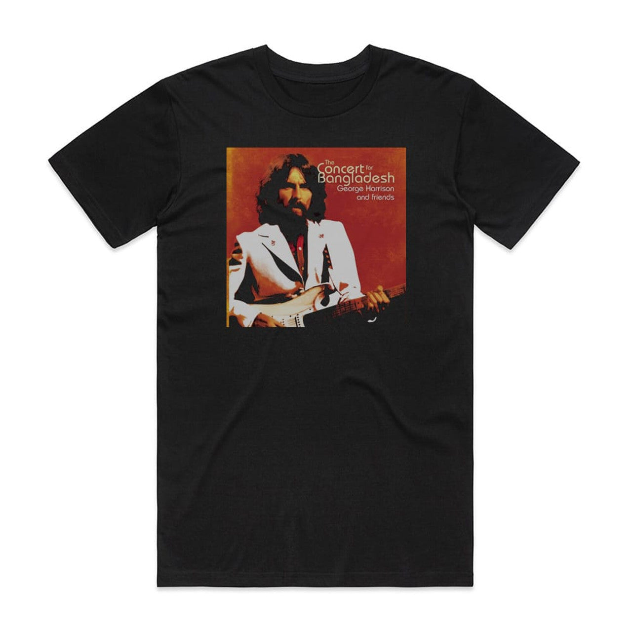 George Harrison The Concert For Bangladesh T-Shirt Black