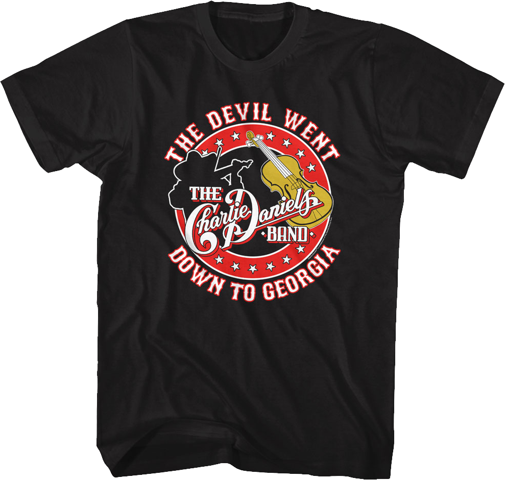 The Devil Went Down To Georgia Charlie Daniels T-Shirt