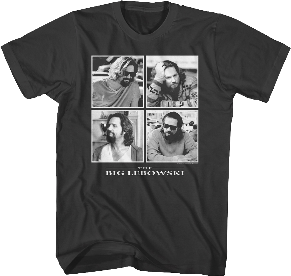 The Dude Collage Big Lebowski T-Shirt