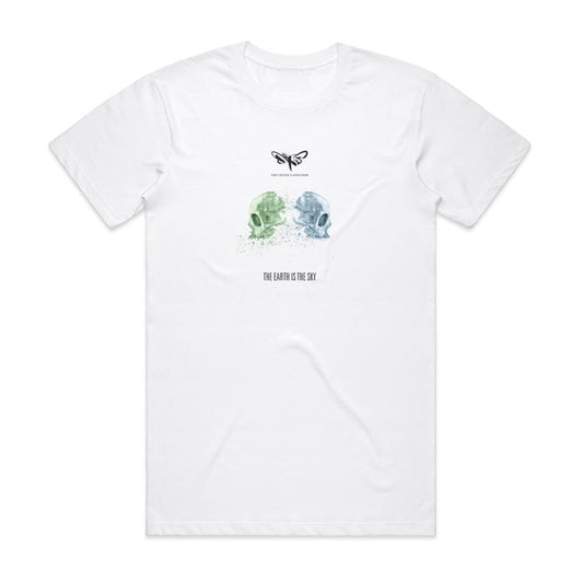 The Moth Gatherer The Earth Is The Sky T-Shirt White