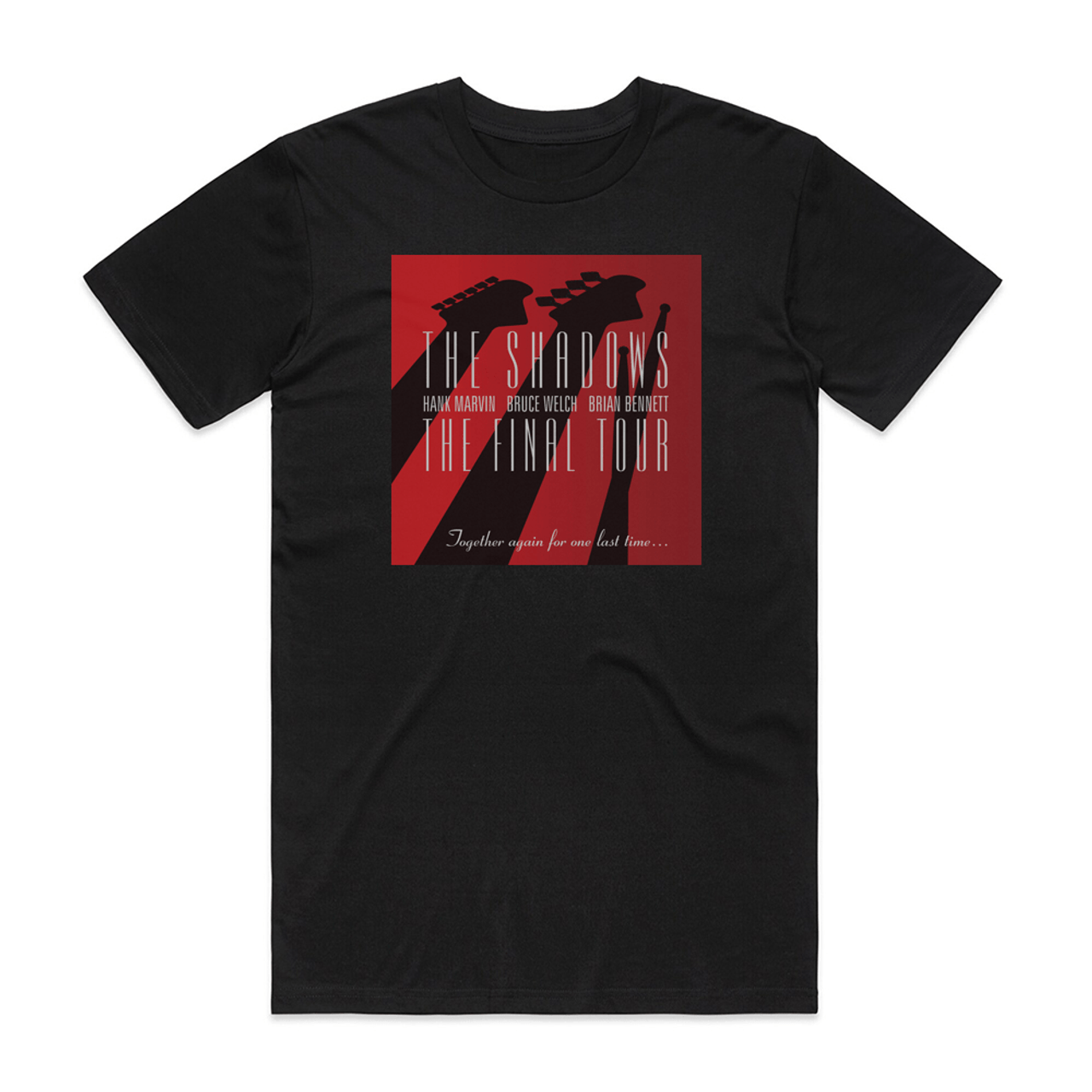 The Shadows The Final Tour T-Shirt Black