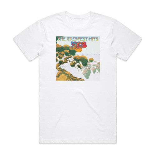Yes The Greatest Hits Album Cover T-Shirt White