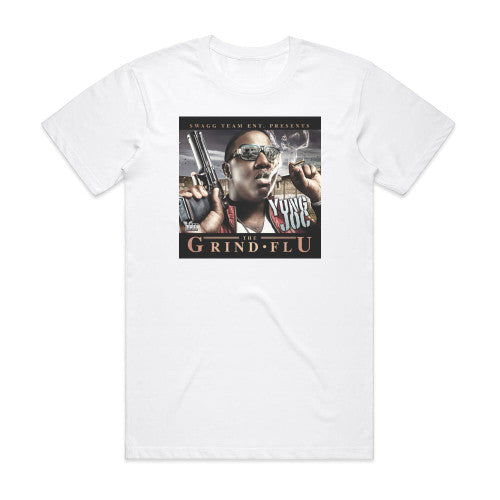 Yung Joc The Grind Flu Album Cover T-Shirt White