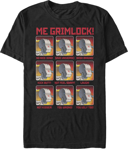 The Many Moods Of Grimlock Transformers T-Shirt