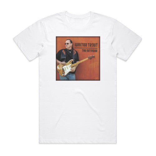 Walter Trout The Outsider Album Cover T-Shirt White