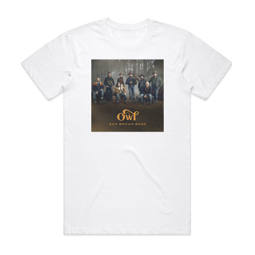 Zac Brown Band The Owl Album Cover T-Shirt White