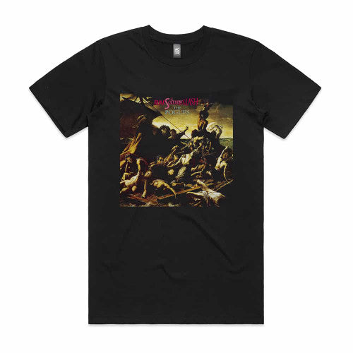 The Pogues Rum Sodomy And The Lash Album Cover T-Shirt Black
