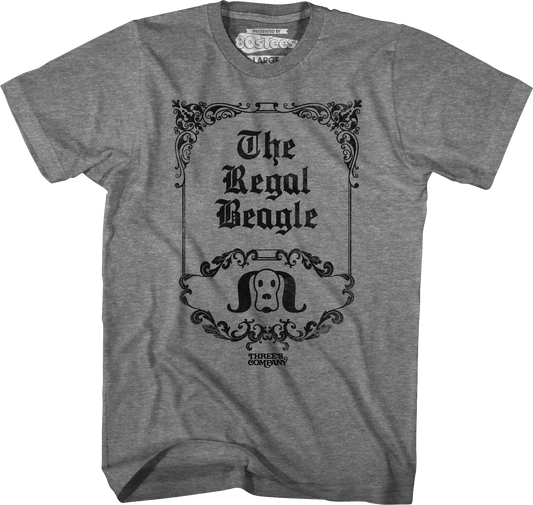 The Regal Beagle Three's Company T-Shirt