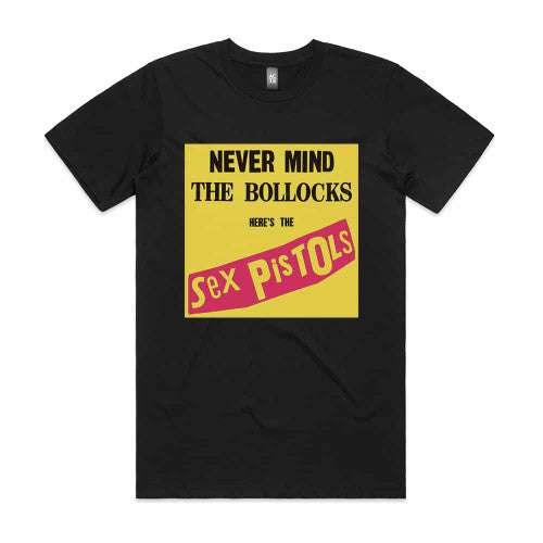 The Sex Pistols Never Mind The Bollocks Here'S The Sex Pistols Album Cover T-Shirt Black