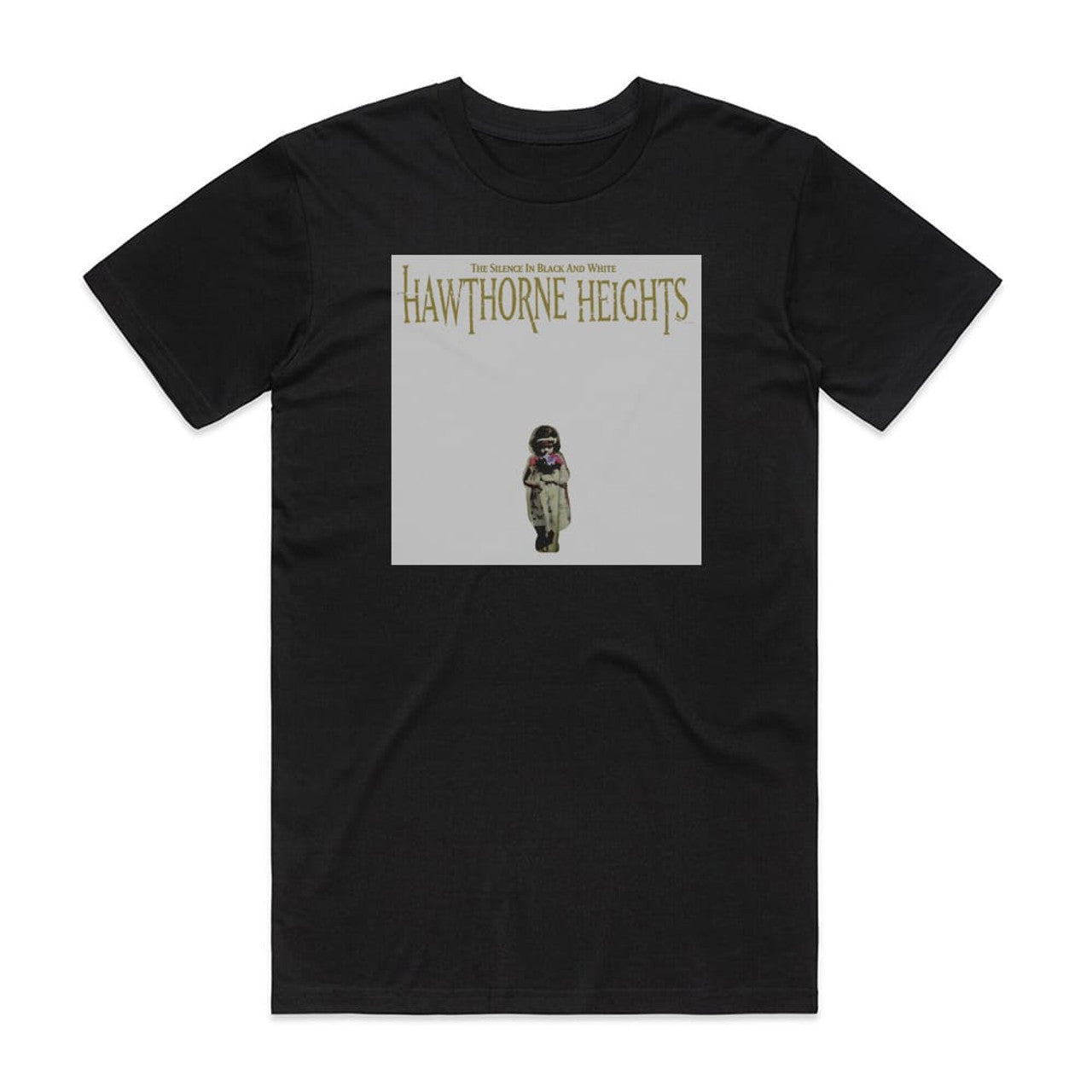 Hawthorne Heights The Silence In Black And White T-Shirt Black