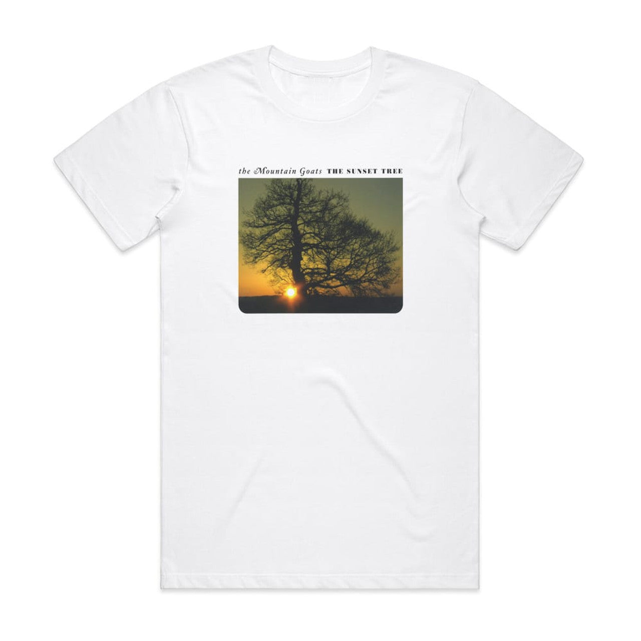 The Mountain Goats The Sunset Tree T-Shirt White