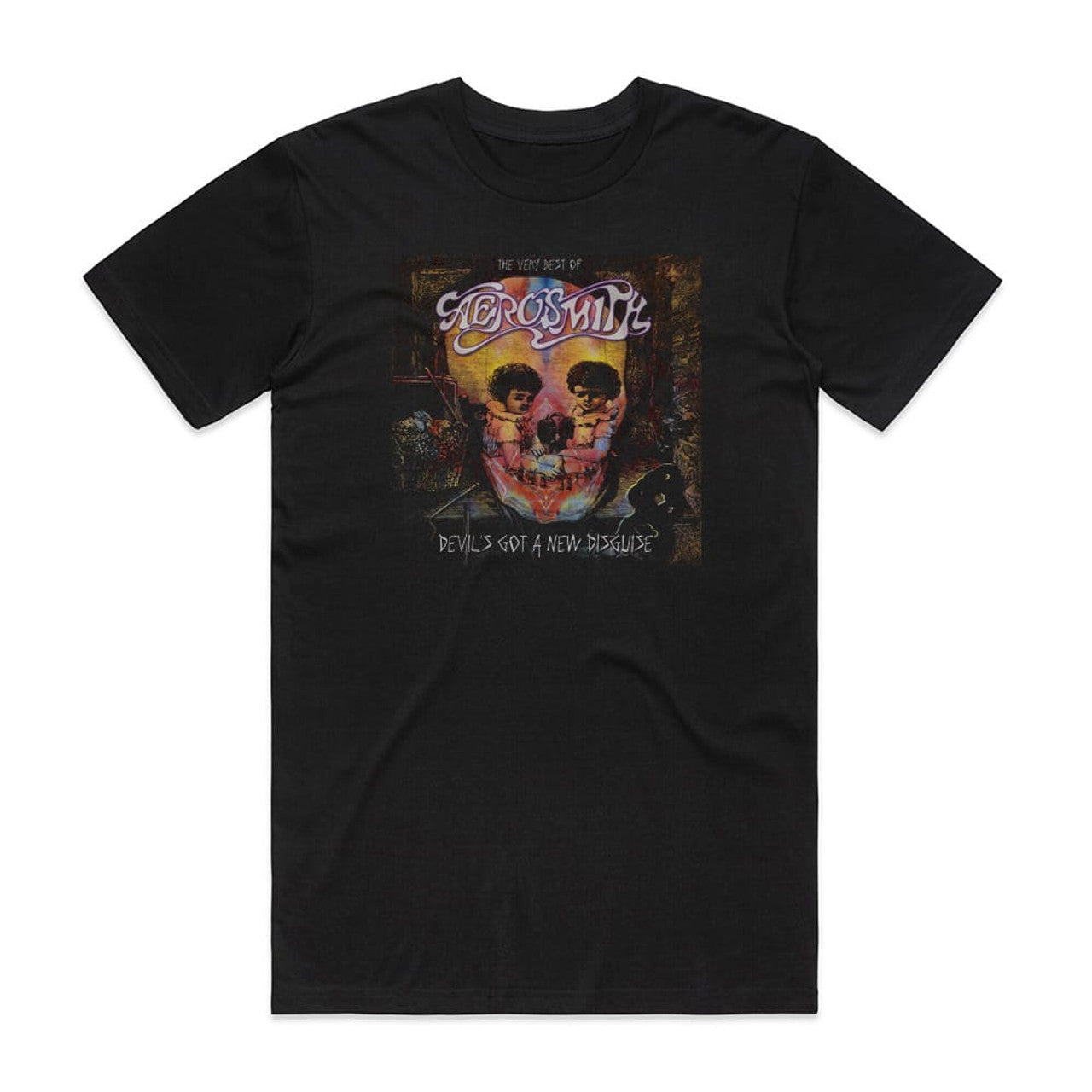 Aerosmith The Very Best Of Aerosmith Devils Got A New Disguise 1 T-Shirt Black