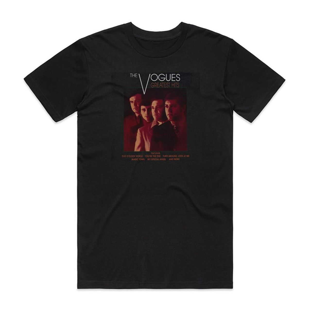 The Vogues The Vogues Greatest Hits T-Shirt Black