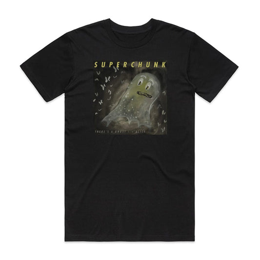 Superchunk Theres A Ghost Bw Alice T-Shirt Black