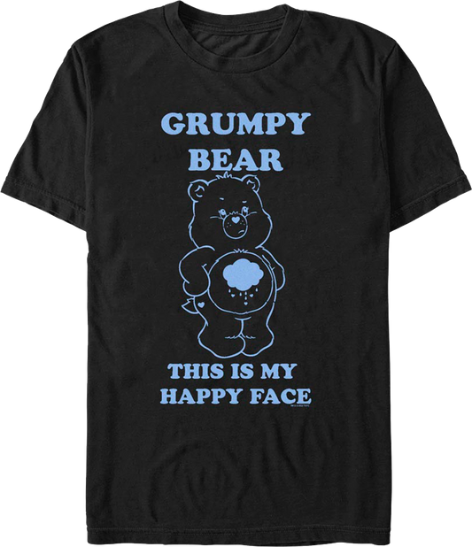 This Is My Happy Face Care Bears T-Shirt