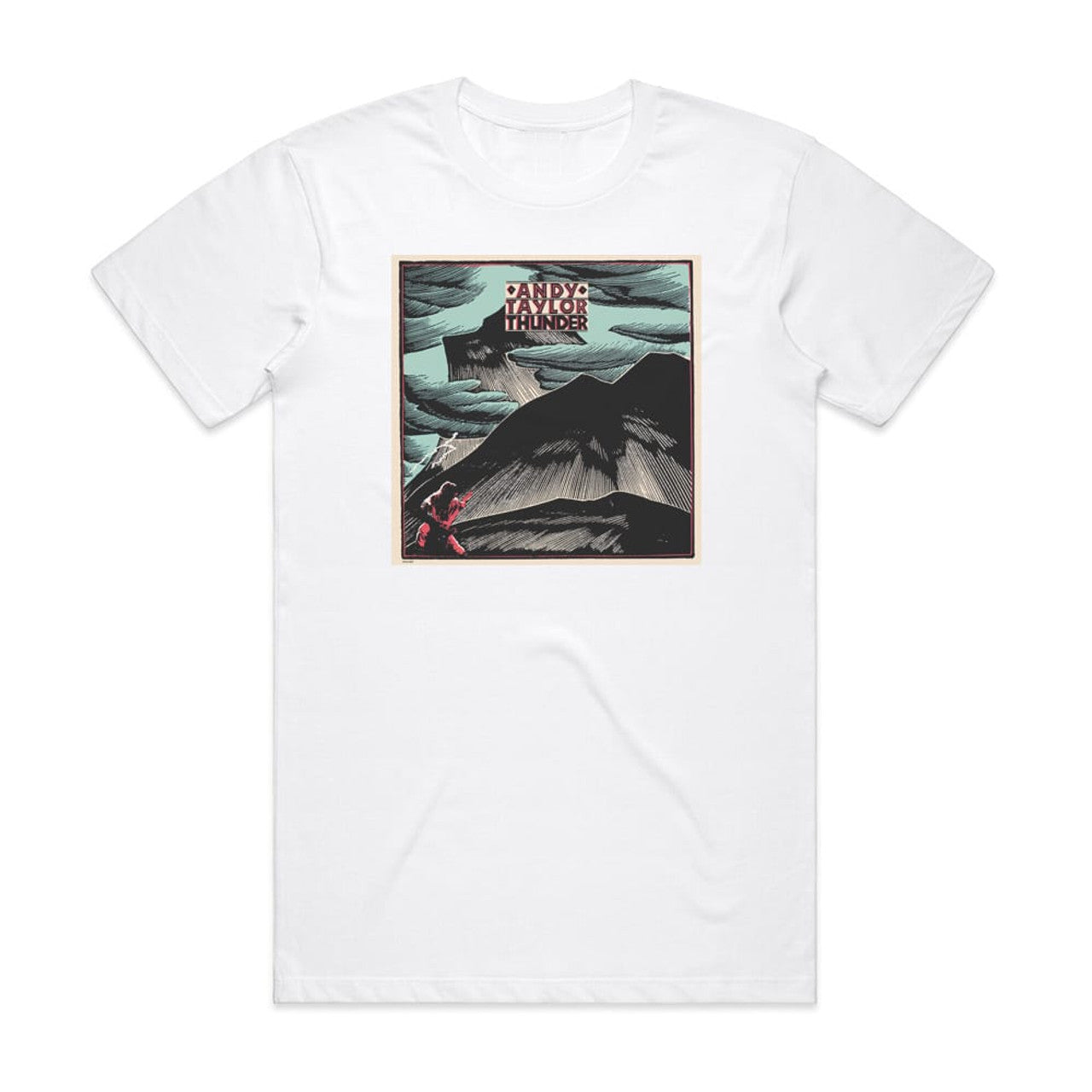 Andy Taylor Thunder T-Shirt White