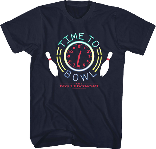 Time To Bowl Big Lebowski T-Shirt