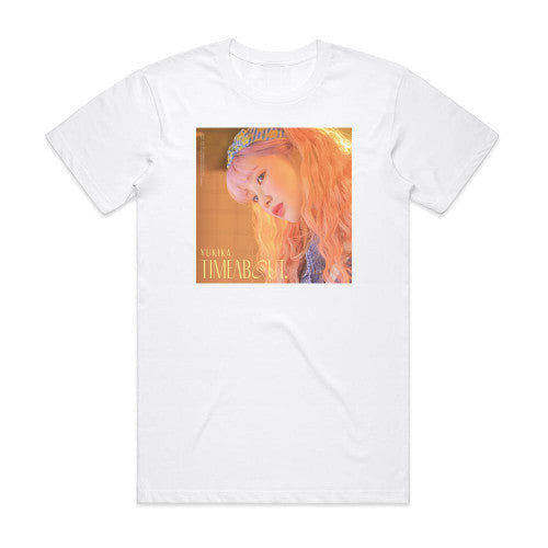 YUKIKA Timeabout Album Cover T-Shirt White