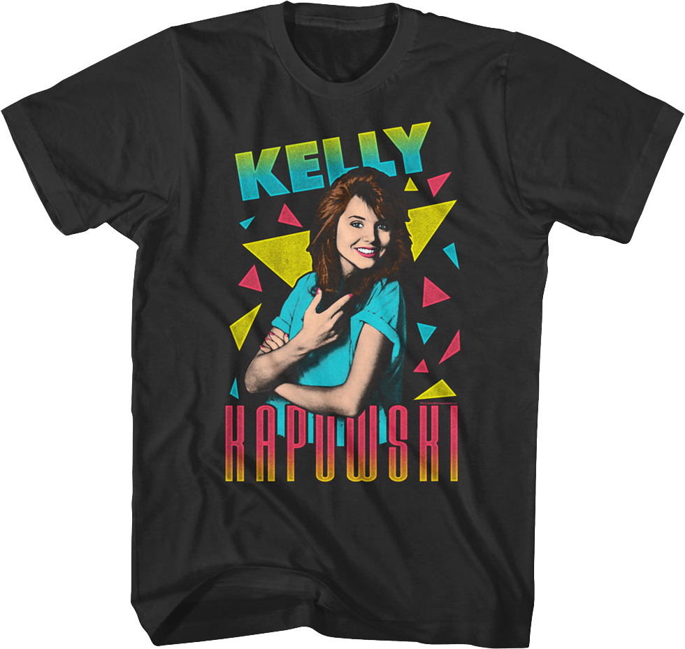 Triangles Kelly Kapowski Saved By The Bell T-Shirt