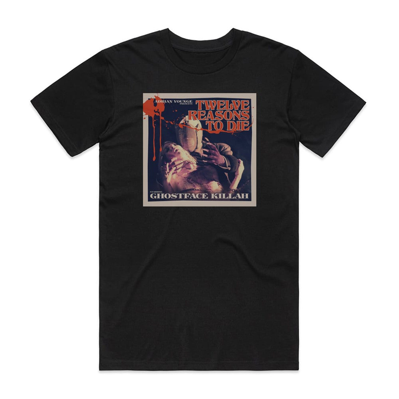 Ghostface Killah Twelve Reasons To Die T-Shirt Black