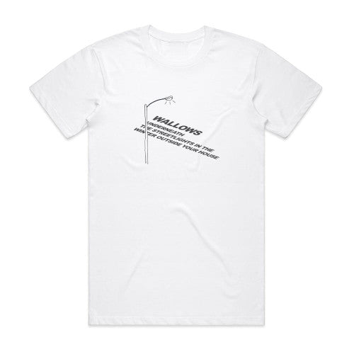 Wallows Underneath The Streetlights In The Winter Outside Your House Album Cover T-Shirt White