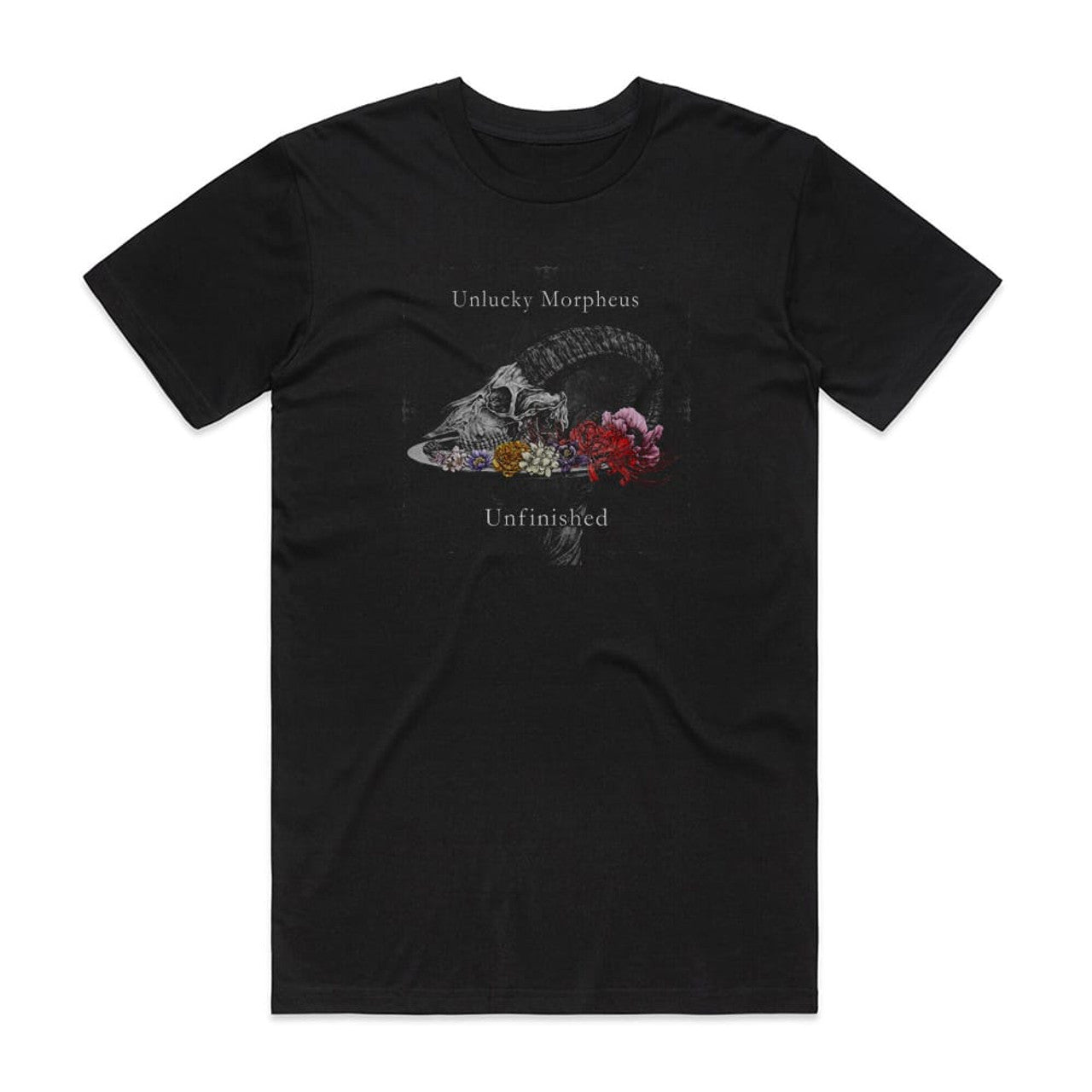 Unlucky Morpheus Unfinished T-Shirt Black