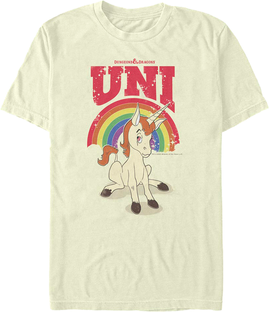 Uni Rainbow Pose Dungeons & Dragons T-Shirt