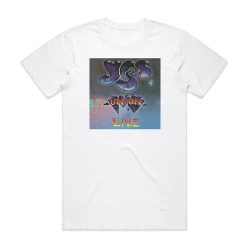 Yes Union Live 1 Album Cover T-Shirt White