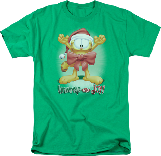 Unwrap The Joy Garfield T-Shirt
