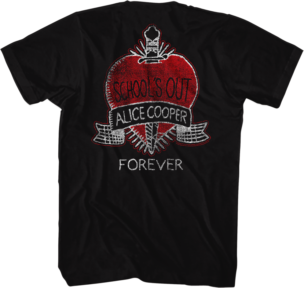 Varsity School's Out Forever Alice Cooper T-Shirt