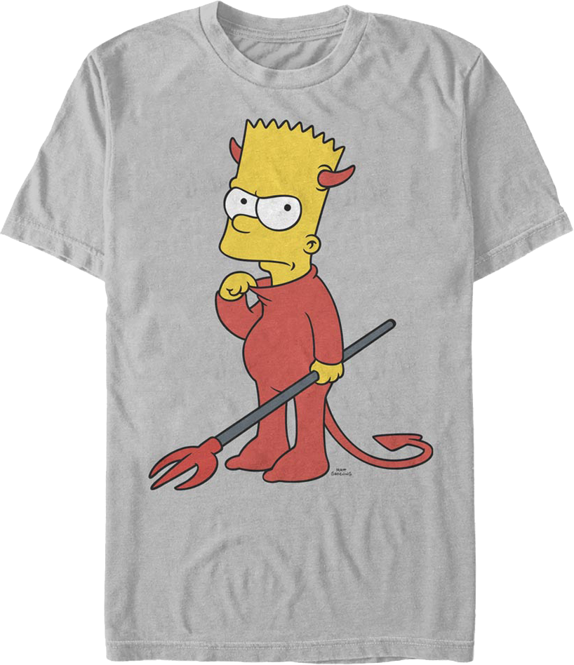 Vintage Bart's Devil Costume The Simpsons T-Shirt