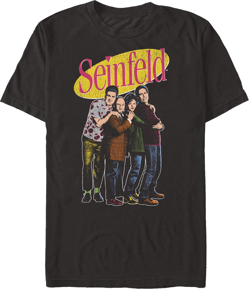 Vintage Cast Photo Seinfeld T-Shirt