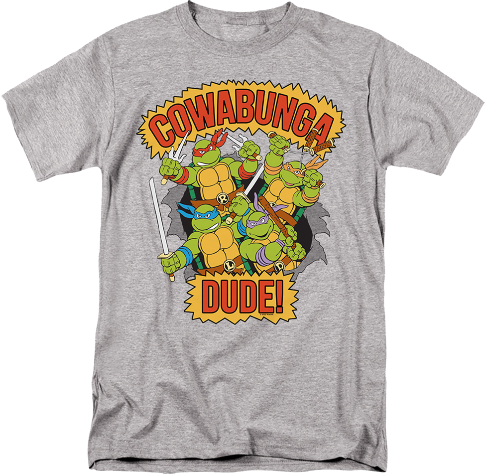 Vintage Cowabunga Dude Teenage Mutant Ninja Turtles T-Shirt