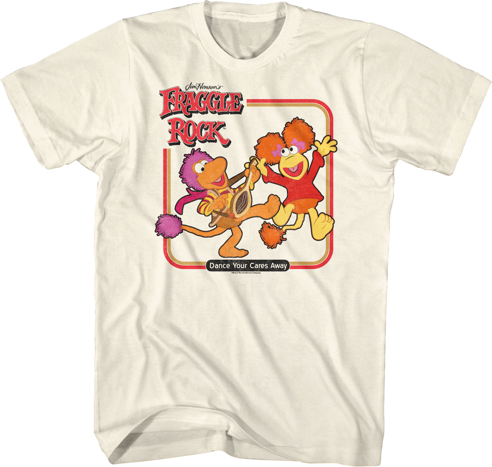 Vintage Dance Your Cares Away Fraggle Rock T-Shirt