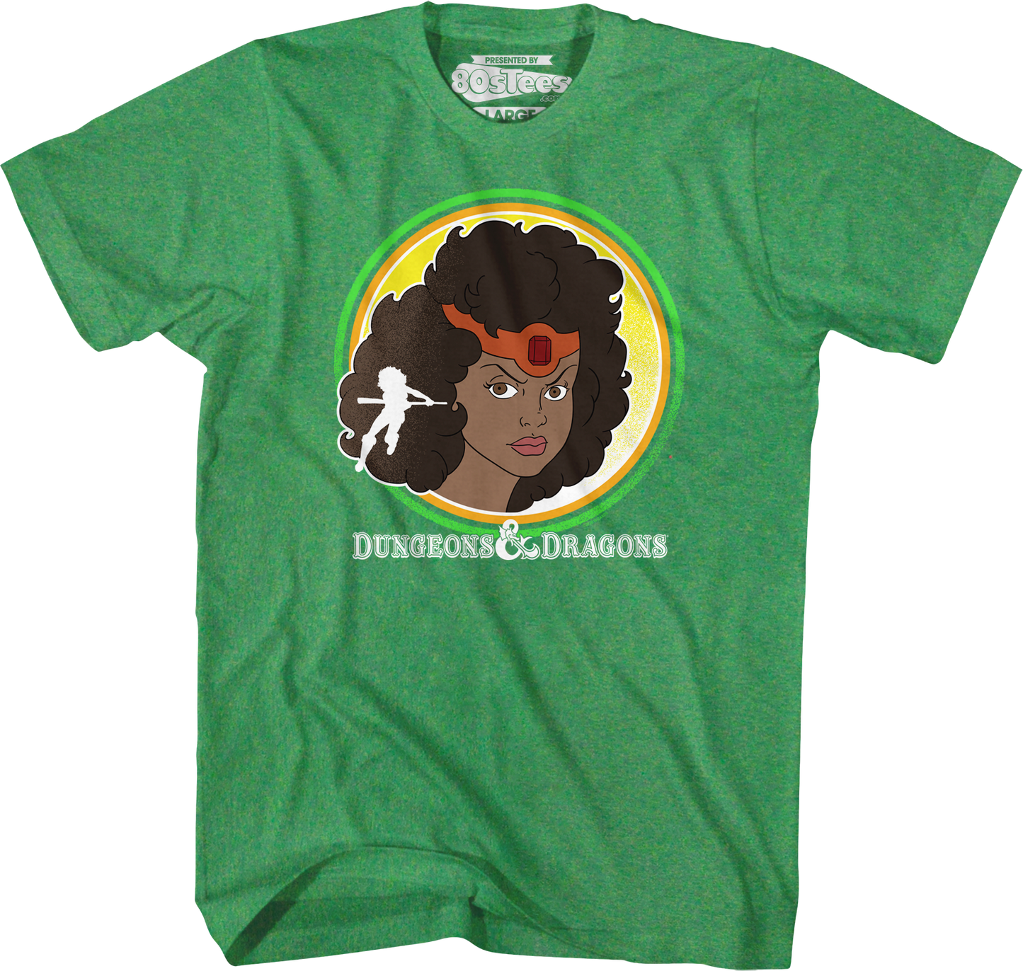 Green Diana the Acrobat Dungeons & Dragons T-Shirt