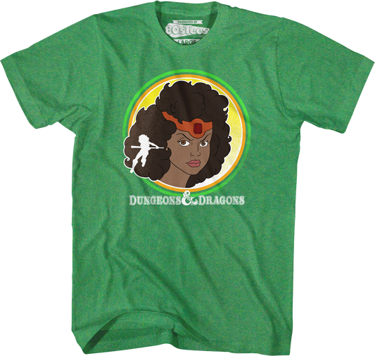 Green Diana the Acrobat Dungeons & Dragons T-Shirt