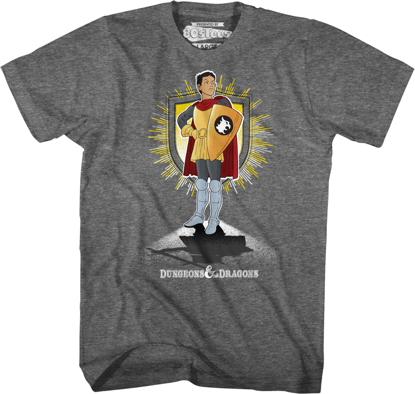 Gray Eric the Cavalier Dungeons & Dragons T-Shirt