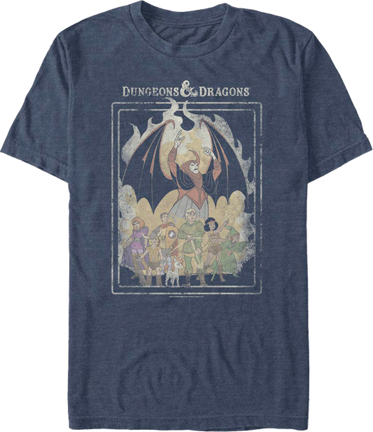 Vintage Friends vs Venger Dungeons & Dragons T-Shirt
