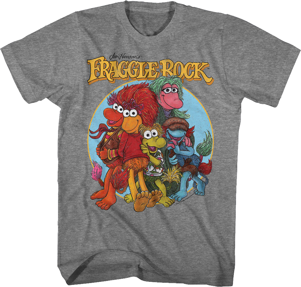 Vintage Group Picture Fraggle Rock T-Shirt
