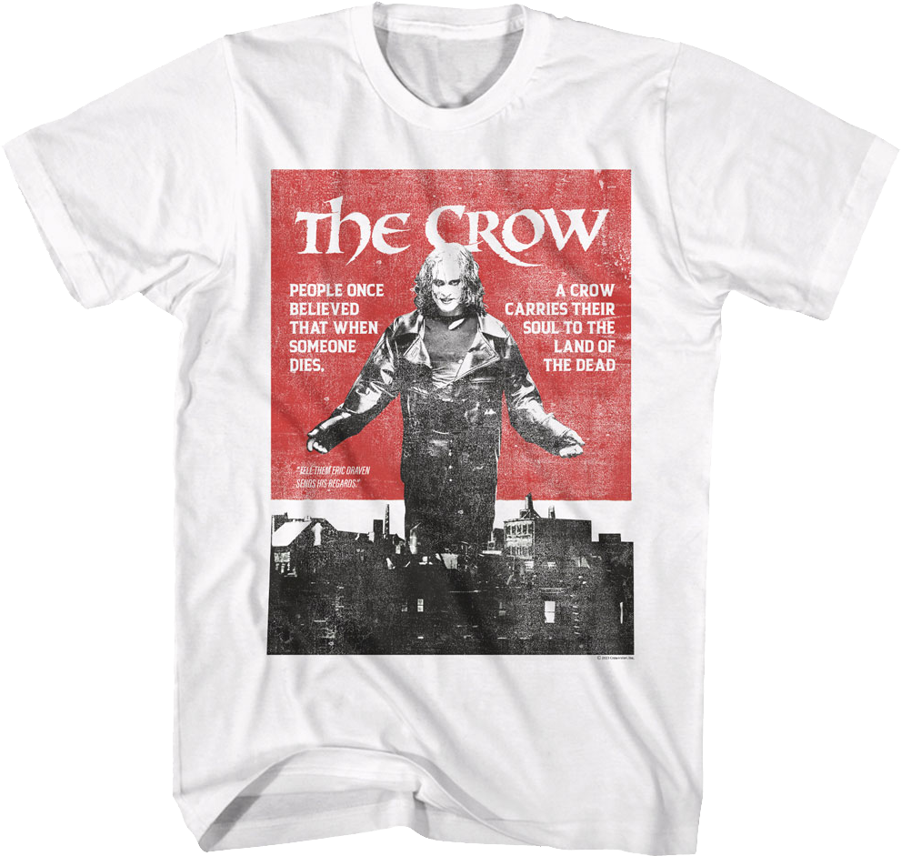 Vintage People Once Believed Poster The Crow T-Shirt