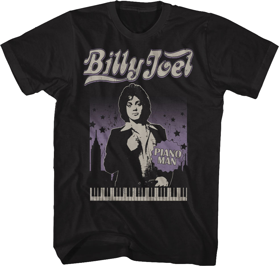 Vintage Piano Man Billy Joel T-Shirt