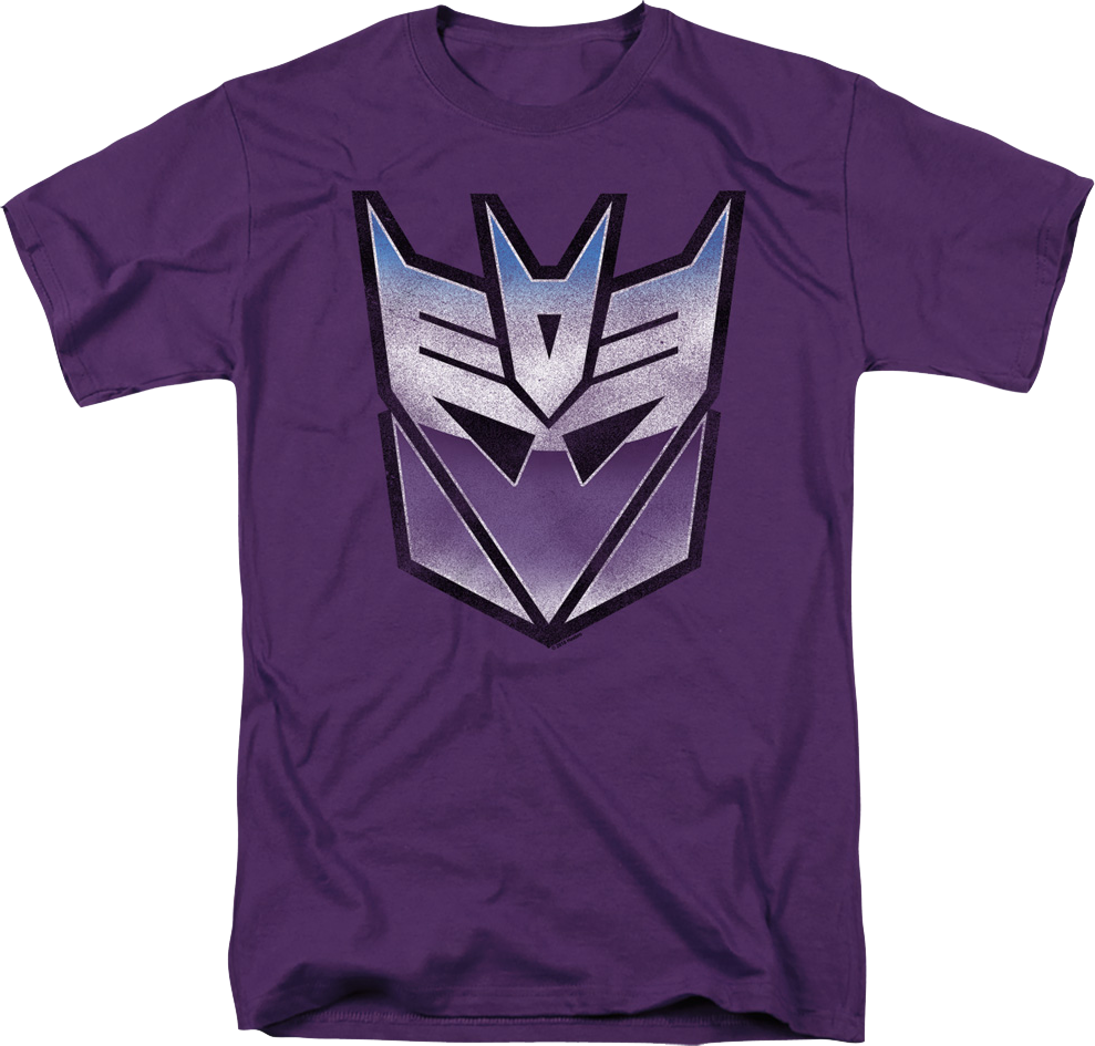 Vintage Purple Decepticons Logo Transformers T-Shirt
