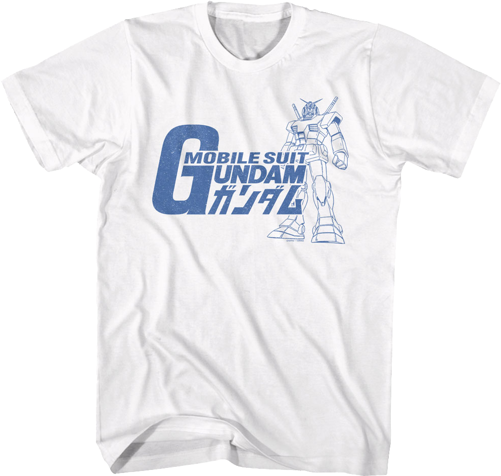 Vintage RX-78-2 Sketch Gundam T-Shirt