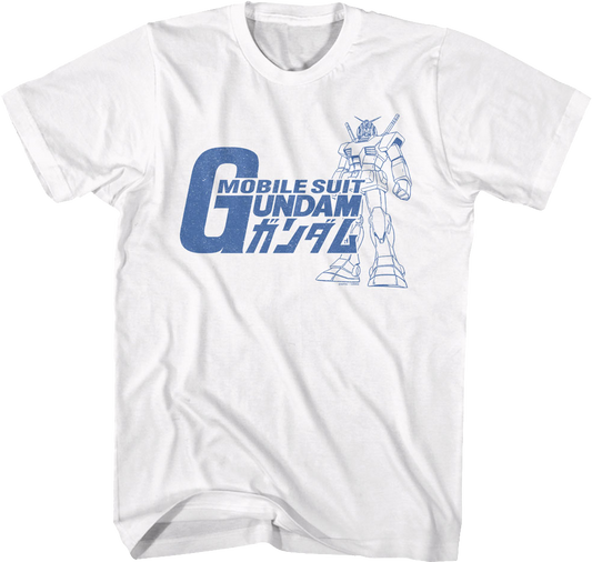 Vintage RX-78-2 Sketch Gundam T-Shirt