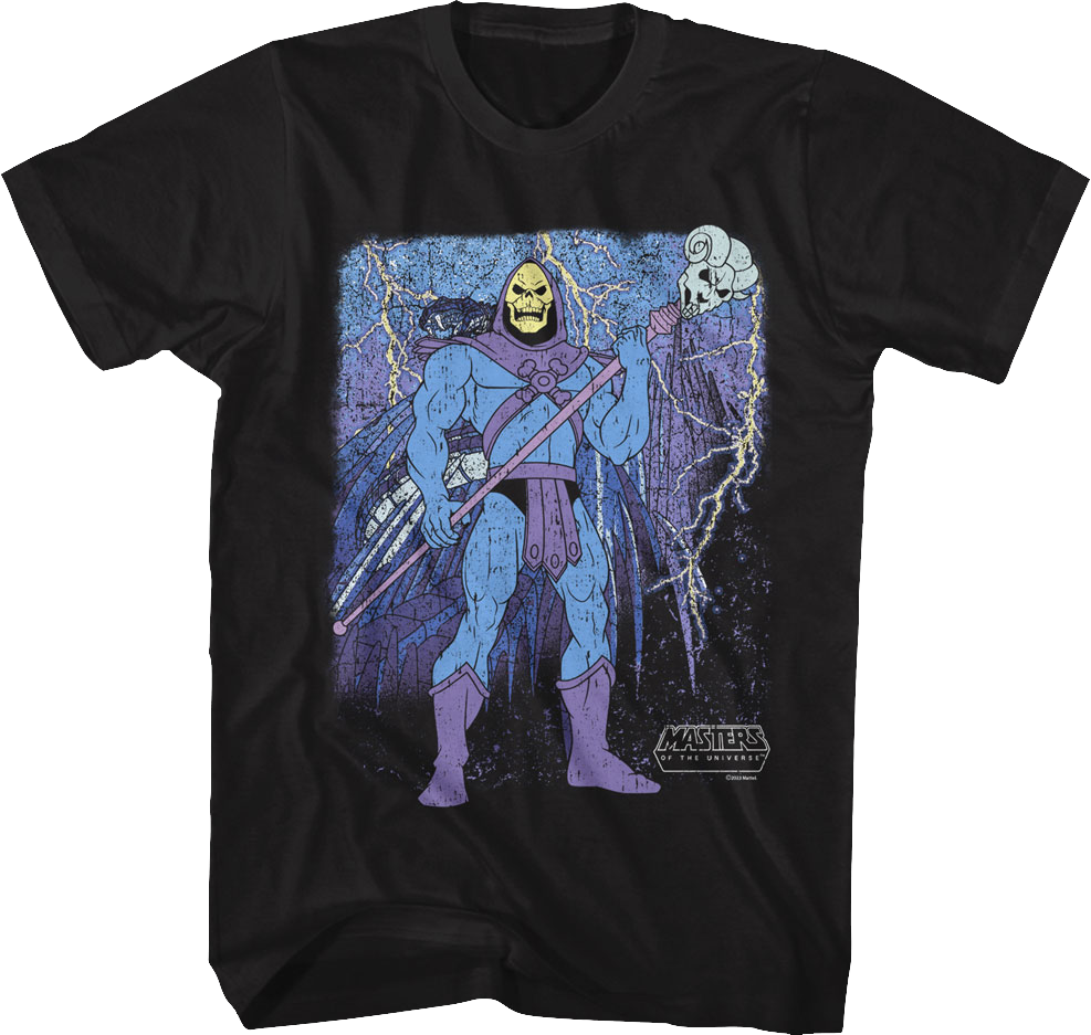 Vintage Skeletor Poster Masters of the Universe T-Shirt