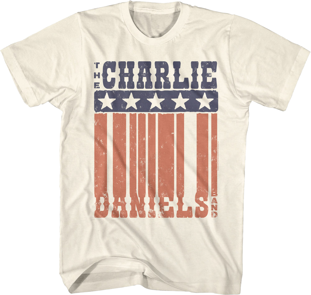 Vintage Stars And Stripes Charlie Daniels Band T-Shirt