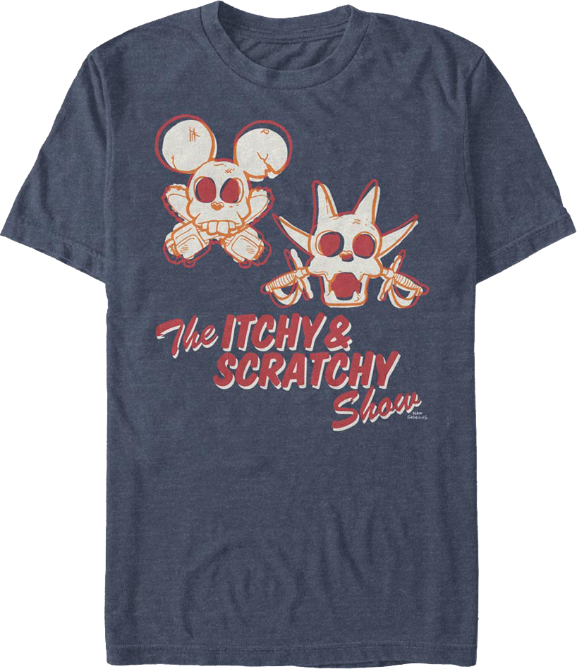 Vintage The Itchy & Scratchy Show The Simpsons T-Shirt