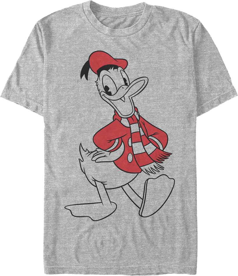 Vintage Winter Donald Duck Disney T-Shirt